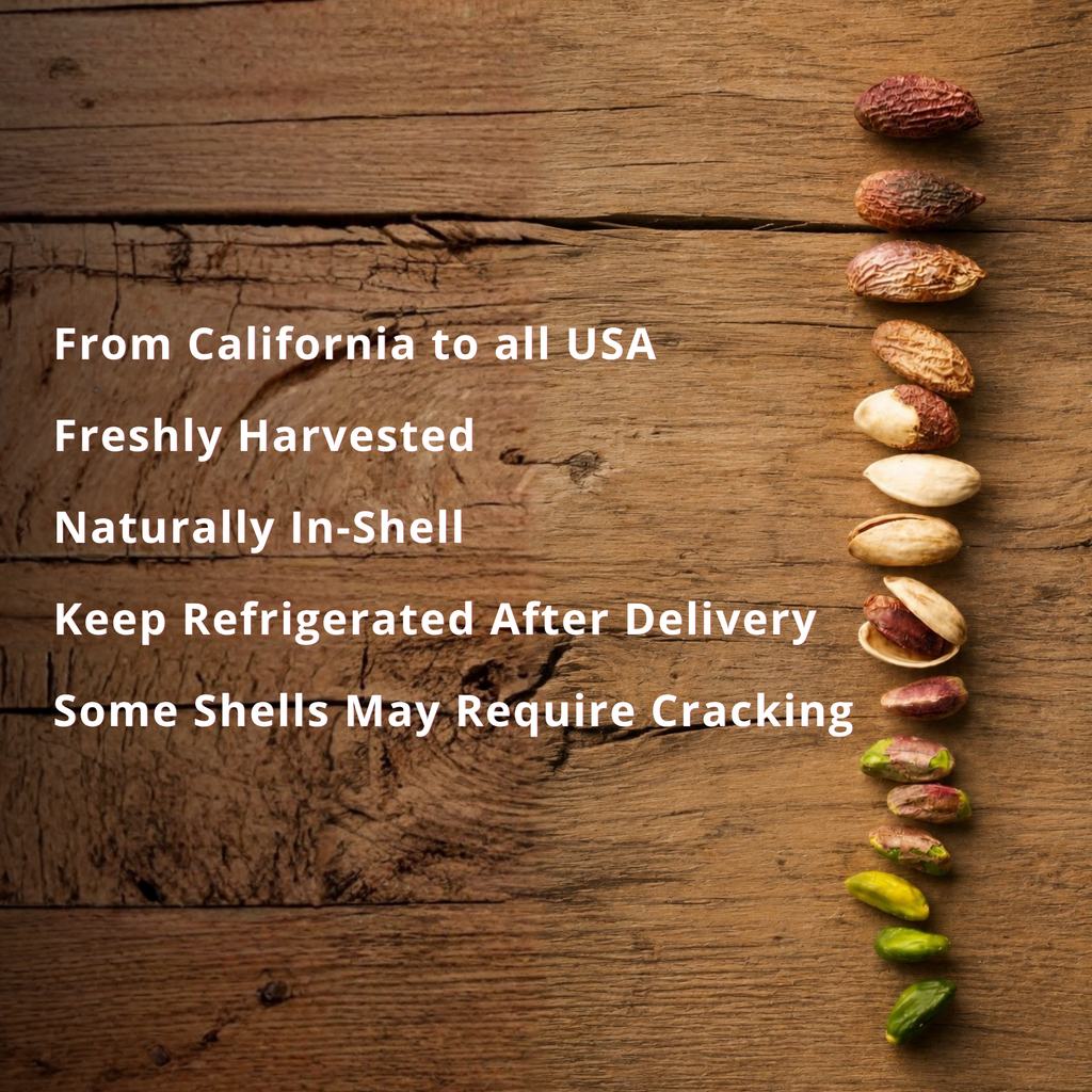 Fresh Raw Pistachios in Shell – Seasonal Green Pistachios, Fresh Harvest Pistachios, Unroasted Pistachios