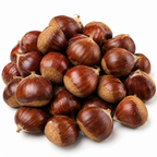 Fresh Chilean Raw Chestnuts in Shell