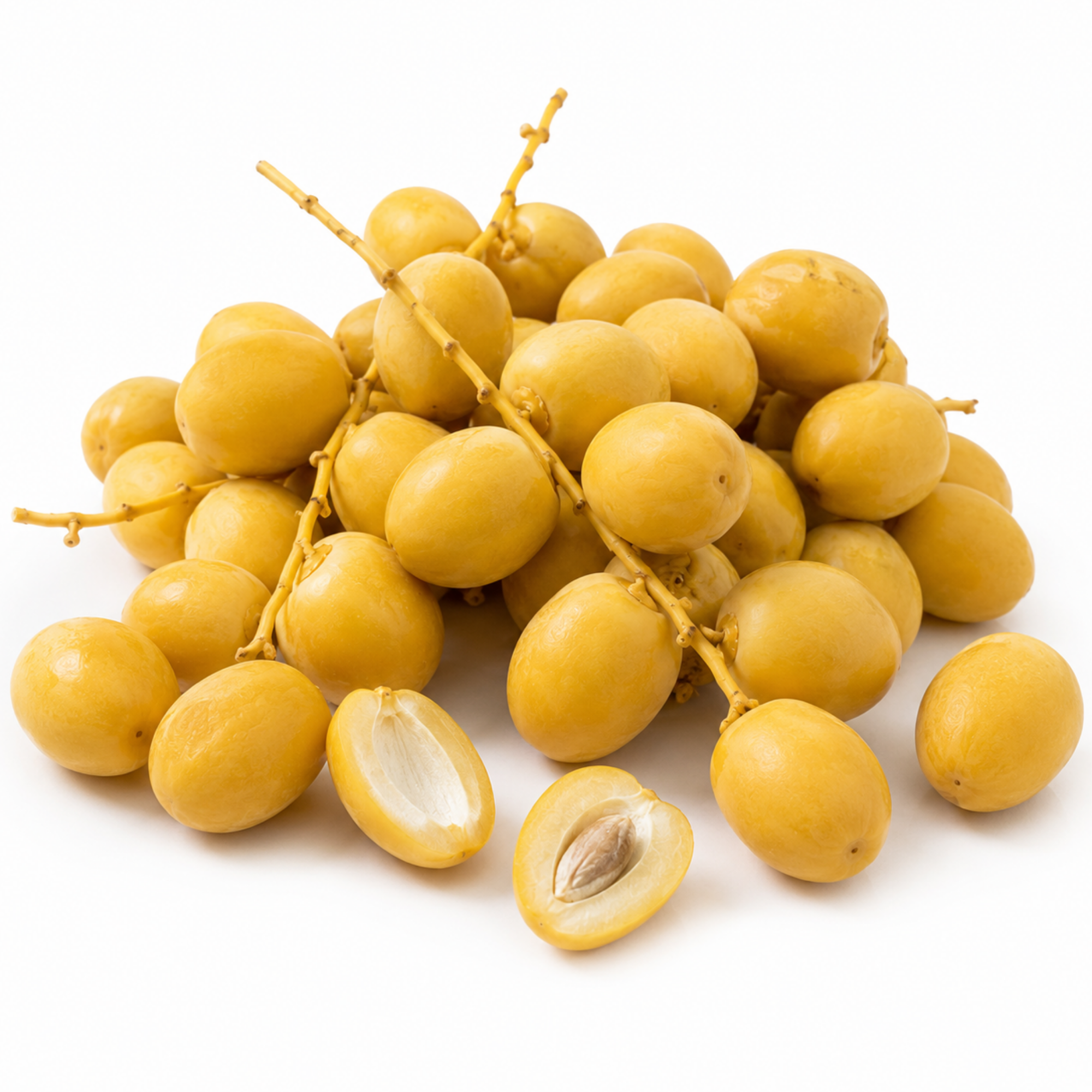 Premium Fresh Yellow Barhi Dates (Khalal Stage) – Barhee Dates (Rutab Barhi) | Seasonal Fresh Date Fruit