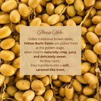 Premium Fresh Yellow Barhi Dates (Khalal Stage) – Barhee Dates (Rutab Barhi) | Seasonal Fresh Date Fruit