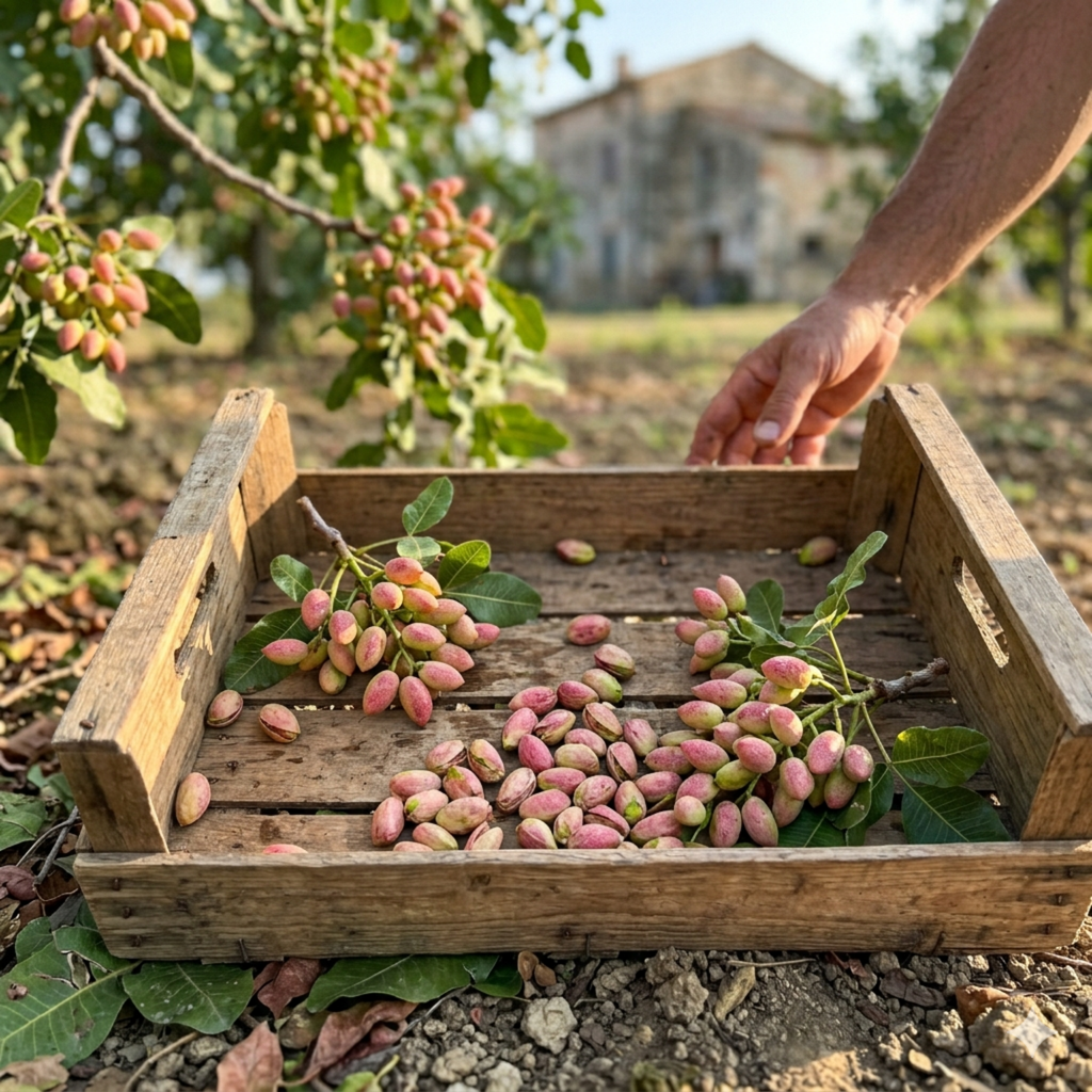 Fresh Raw Pistachios in Shell – Seasonal Green Pistachios, Fresh Harvest Pistachios, Unroasted Pistachios